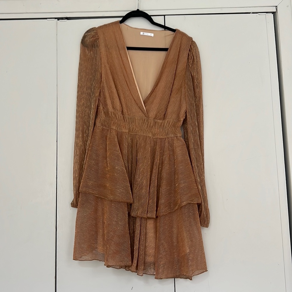 Cupshe v neck sparkle dress size XL